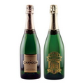 750Ml Domaine Chandon Brut Champagne Wine Deep Etched w/ 1 Color Fill